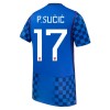 Camiseta de fútbol Croacia P. Sucic 17 2ª equipación Copa Mundial 2026 Camiseta de fútbol Croacia P. Sucic 17 2ª equipación Copa Mundial 2026