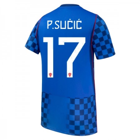 Camiseta de fútbol Croacia P. Sucic 17 2ª equipación Copa Mundial 2026 Camiseta de fútbol Croacia P. Sucic 17 2ª equipación Copa Mundial 2026
