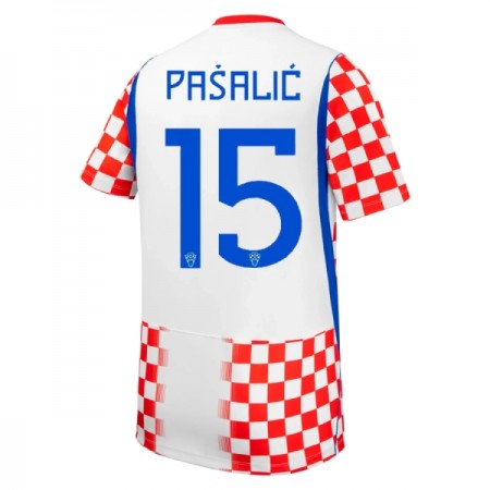 Camiseta de fútbol Croacia Pasalic 15 1ª equipación Copa Mundial 2026 Camiseta de fútbol Croacia Pasalic 15 1ª equipación Copa Mundial 2026