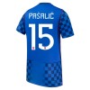 Camiseta de fútbol Croacia Pasalic 15 2ª equipación Copa Mundial 2026 Camiseta de fútbol Croacia Pasalic 15 2ª equipación Copa Mundial 2026