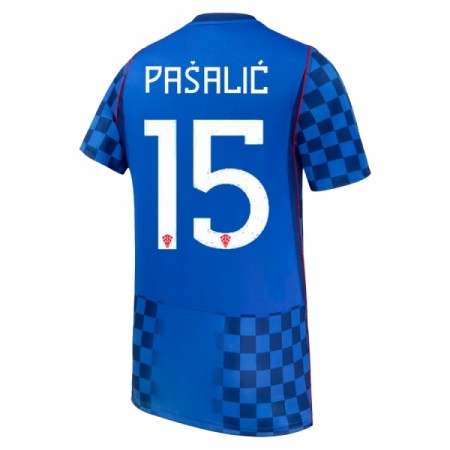 Camiseta de fútbol Croacia Pasalic 15 2ª equipación Copa Mundial 2026 Camiseta de fútbol Croacia Pasalic 15 2ª equipación Copa Mundial 2026