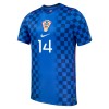 Camiseta de fútbol Croacia Perišić 14 2ª equipación Copa Mundial 2026