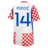 Camiseta de fútbol Croacia Perišić 14 Niño 1ª equipación Copa Mundial 2026