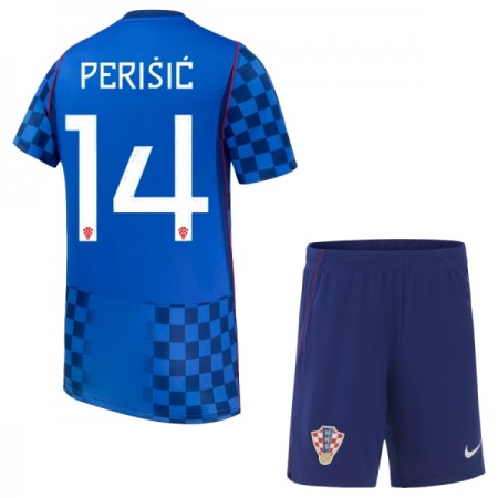 Camiseta de fútbol Croacia Perišić 14 Niño 2ª equipación Copa Mundial 2026 Camiseta de fútbol Croacia Perišić 14 Niño 2ª equipación Copa Mundial 2026