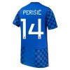 Camiseta de fútbol Croacia Perišić 14 Niño 2ª equipación Copa Mundial 2026