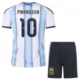 Camiseta de fútbol Argentina Maradona 10 Niño 1ª equipación Copa Mundial 2026