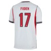 Camiseta de fútbol Inglaterra Foden 17 1ª equipación Copa Mundial 2026 Camiseta de fútbol Inglaterra Foden 17 1ª equipación Copa Mundial 2026