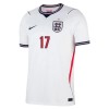 Camiseta de fútbol Inglaterra Foden 17 1ª equipación Copa Mundial 2026