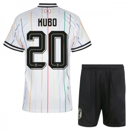 Camiseta de fútbol Japón Kubo 20 Niño 2ª equipación Copa Mundial 2026