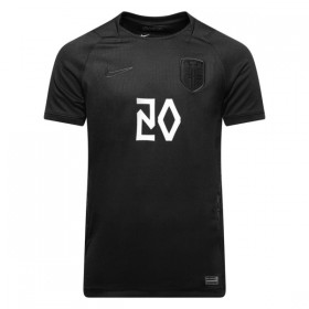Camiseta de fútbol Noruega Nusa 20 Niño 2ª equipación Copa Mundial 2026