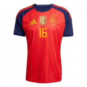 Camiseta de fútbol España 2 Stars Rodrigo 16 1ª equipación Copa Mundial 2026