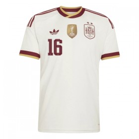Camiseta de fútbol España 2 Stars Rodrigo 16 2ª equipación Copa Mundial 2026