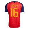 Camiseta de fútbol España 2 Stars Rodrigo 16 Niño 1ª equipación Copa Mundial 2026