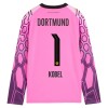 Camiseta de fútbol Borussia Dortmund Kobel 1 Portero 2ª equipación 2026-27 Rosa Manga Larga Camiseta de fútbol Borussia Dortmund Kobel 1 Portero 2ª equipación 2026-27 Rosa Manga Larga