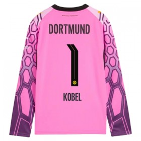 Camiseta de fútbol Borussia Dortmund Kobel 1 Portero 2ª equipación 2026-27 Rosa Manga Larga