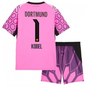 Camiseta de fútbol Borussia Dortmund Kobel 1 Portero Niño 2ª equipación 2026-27 Rosa