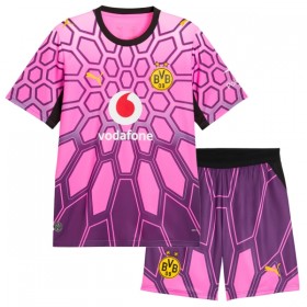 Camiseta de fútbol Borussia Dortmund Kobel 1 Portero Niño 2ª equipación 2026-27 Rosa