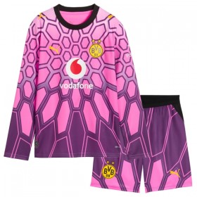 Camiseta de fútbol Borussia Dortmund Portero Niño 2ª equipación 2026-27 Rosa Manga Larga