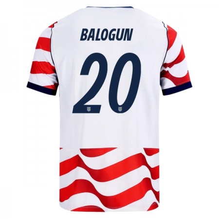 Camiseta de fútbol Estados Unidos Balogun 20 1ª equipación Copa Mundial 2026 Camiseta de fútbol Estados Unidos Balogun 20 1ª equipación Copa Mundial 2026