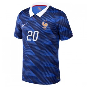 Camiseta de fútbol Francia Desire Doue 20 1ª equipación Copa Mundial 2026