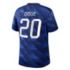 Camiseta de fútbol Francia Desire Doue 20 1ª equipación Copa Mundial 2026