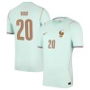 Camiseta de fútbol Francia Desire Doue 20 2ª equipación Copa Mundial 2026 Camiseta de fútbol Francia Desire Doue 20 2ª equipación Copa Mundial 2026