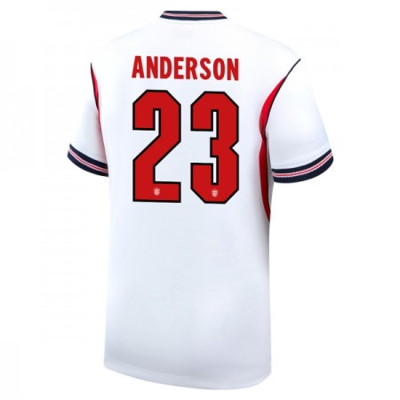 Camiseta de fútbol Inglaterra Elliot Anderson 23 1ª equipación Copa Mundial 2026 Camiseta de fútbol Inglaterra Elliot Anderson 23 1ª equipación Copa Mundial 2026