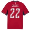 Camiseta de fútbol República Checa Soucek 22 1ª equipación Copa Mundial 2026