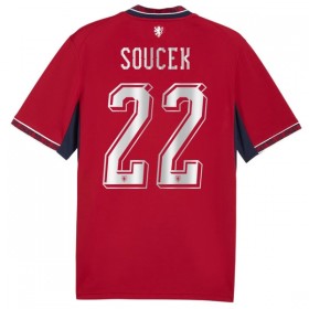 Camiseta de fútbol República Checa Soucek 22 1ª equipación Copa Mundial 2026