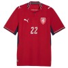 Camiseta de fútbol República Checa Soucek 22 1ª equipación Copa Mundial 2026