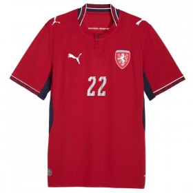 Camiseta de fútbol República Checa Soucek 22 1ª equipación Copa Mundial 2026