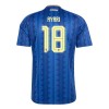 Camiseta de fútbol Suecia Ayari 18 2ª equipación Copa Mundial 2026 Camiseta de fútbol Suecia Ayari 18 2ª equipación Copa Mundial 2026