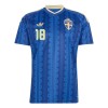 Camiseta de fútbol Suecia Ayari 18 2ª equipación Copa Mundial 2026