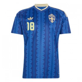 Camiseta de fútbol Suecia Ayari 18 2ª equipación Copa Mundial 2026