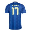 Camiseta de fútbol Suecia Gyokeres 17 2ª equipación Copa Mundial 2026 Camiseta de fútbol Suecia Gyokeres 17 2ª equipación Copa Mundial 2026
