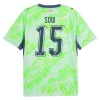 Camiseta de fútbol Suiza Djibril Sow 15 2ª equipación Copa Mundial 2026 Camiseta de fútbol Suiza Djibril Sow 15 2ª equipación Copa Mundial 2026