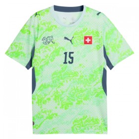 Camiseta de fútbol Suiza Djibril Sow 15 2ª equipación Copa Mundial 2026