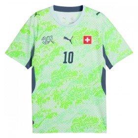 Camiseta de fútbol Suiza Granit Xhaka 10 2ª equipación Copa Mundial 2026