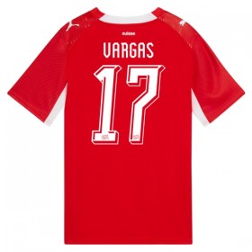 Camiseta de fútbol Suiza Vargas 17 1ª equipación Copa Mundial 2026