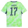 Camiseta de fútbol Suiza Vargas 17 2ª equipación Copa Mundial 2026 Camiseta de fútbol Suiza Vargas 17 2ª equipación Copa Mundial 2026