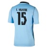 Camiseta de fútbol Uruguay Federico Valverde 15 1ª equipación Copa Mundial 2026 Camiseta de fútbol Uruguay Federico Valverde 15 1ª equipación Copa Mundial 2026