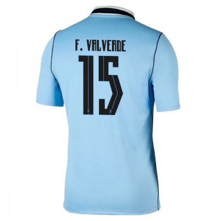 Camiseta de fútbol Uruguay Federico Valverde 15 1ª equipación Copa Mundial 2026 Camiseta de fútbol Uruguay Federico Valverde 15 1ª equipación Copa Mundial 2026