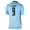 Camiseta de fútbol Uruguay Luis Suarez 9 1ª equipación Copa Mundial 2026