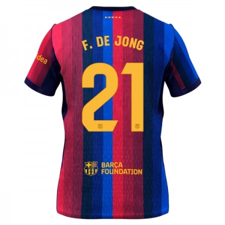 Camiseta de fútbol FC Barcelona Frenkie de Jong 21 1ª equipación 2026-27 Camiseta de fútbol FC Barcelona Frenkie de Jong 21 1ª equipación 2026-27