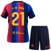 Camiseta de fútbol FC Barcelona Frenkie de Jong 21 Niño 1ª equipación 2026-27 Camiseta de fútbol FC Barcelona Frenkie de Jong 21 Niño 1ª equipación 2026-27
