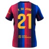 Camiseta de fútbol FC Barcelona Frenkie de Jong 21 Niño 1ª equipación 2026-27