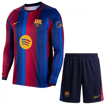 Camiseta de fútbol FC Barcelona Niño 1ª equipación 2026-27 Manga Larga Camiseta de fútbol FC Barcelona Niño 1ª equipación 2026-27 Manga Larga