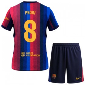 Camiseta de fútbol FC Barcelona Pedri 8 Niño 1ª equipación 2026-27