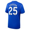 Camiseta de fútbol Chelsea Caicedo 25 Niño 1ª equipación 2026-27