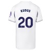 Camiseta de fútbol Tottenham Hotspur Kudus 20 1ª equipación 2026-27 Camiseta de fútbol Tottenham Hotspur Kudus 20 1ª equipación 2026-27